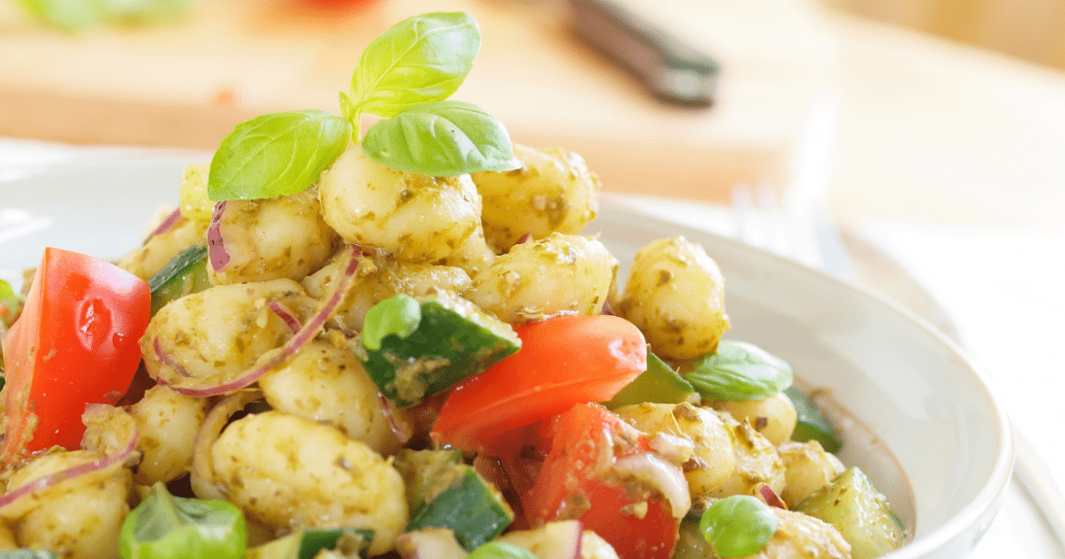 Yvette's Warm Gnocchi Salad With Nola Mayonnaise