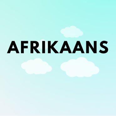Afrikaans
